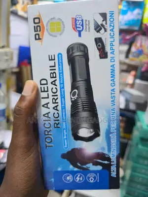 P50 Rechargeable Led Torch 2000 Lumens Usb Flashlight