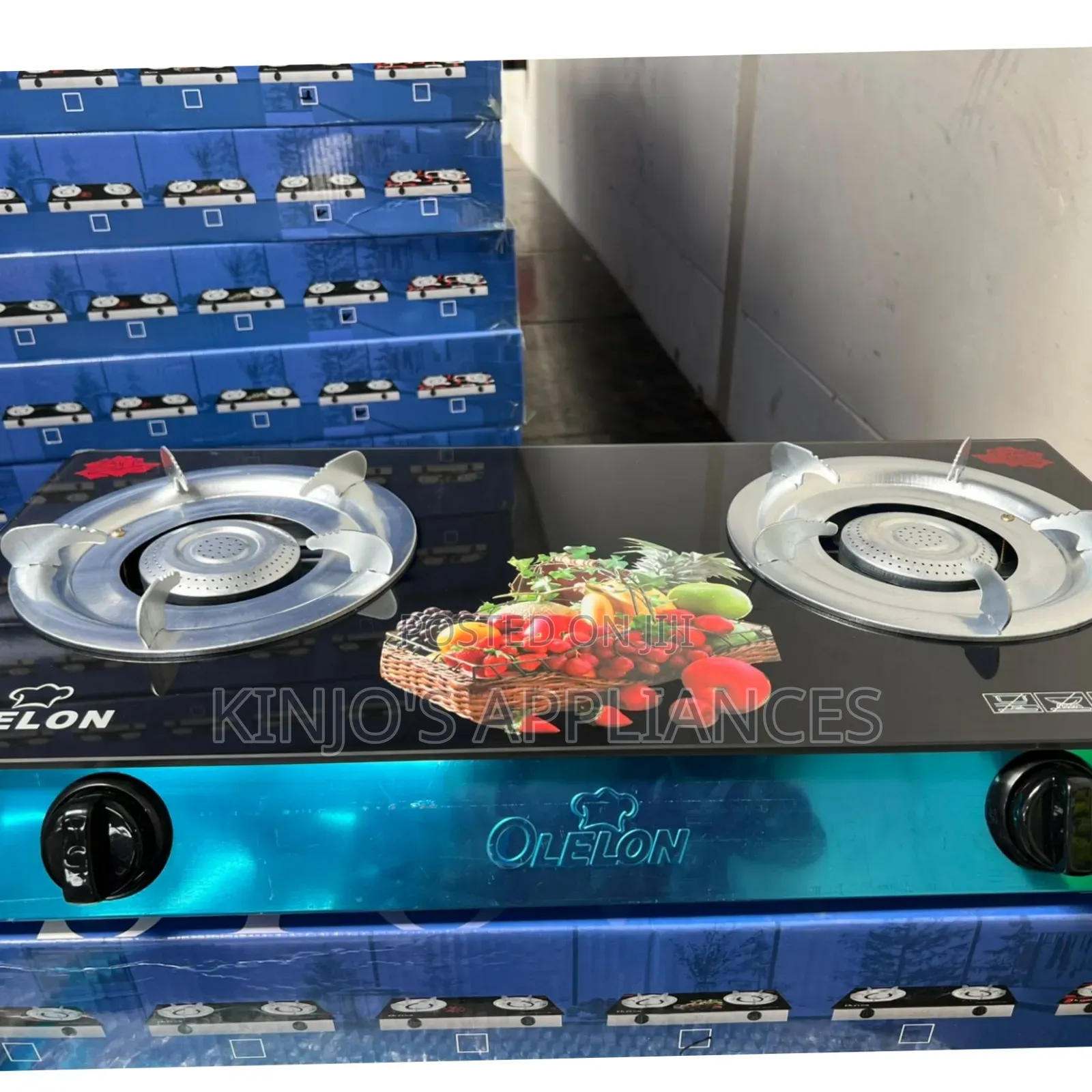 Olelon 2 Burner Glass Table Top Cooker