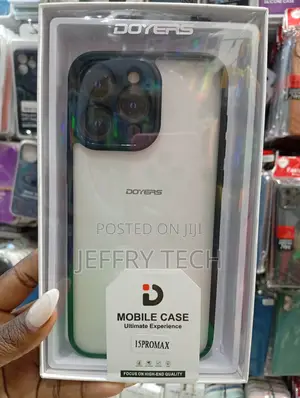 Doyers Branded Silicone Mobile Phone Case iPhone 15 Pro Max.