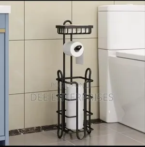 Heavy-Duty Toilet Paper Holder Stand