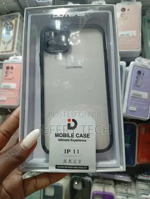 Doyers Branded Clear Mobile Case Designed for the iPhone 11.