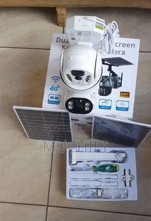 Ubox 6mp Dual Lens Wireless 4g Sim Card Solar CCTV Ip