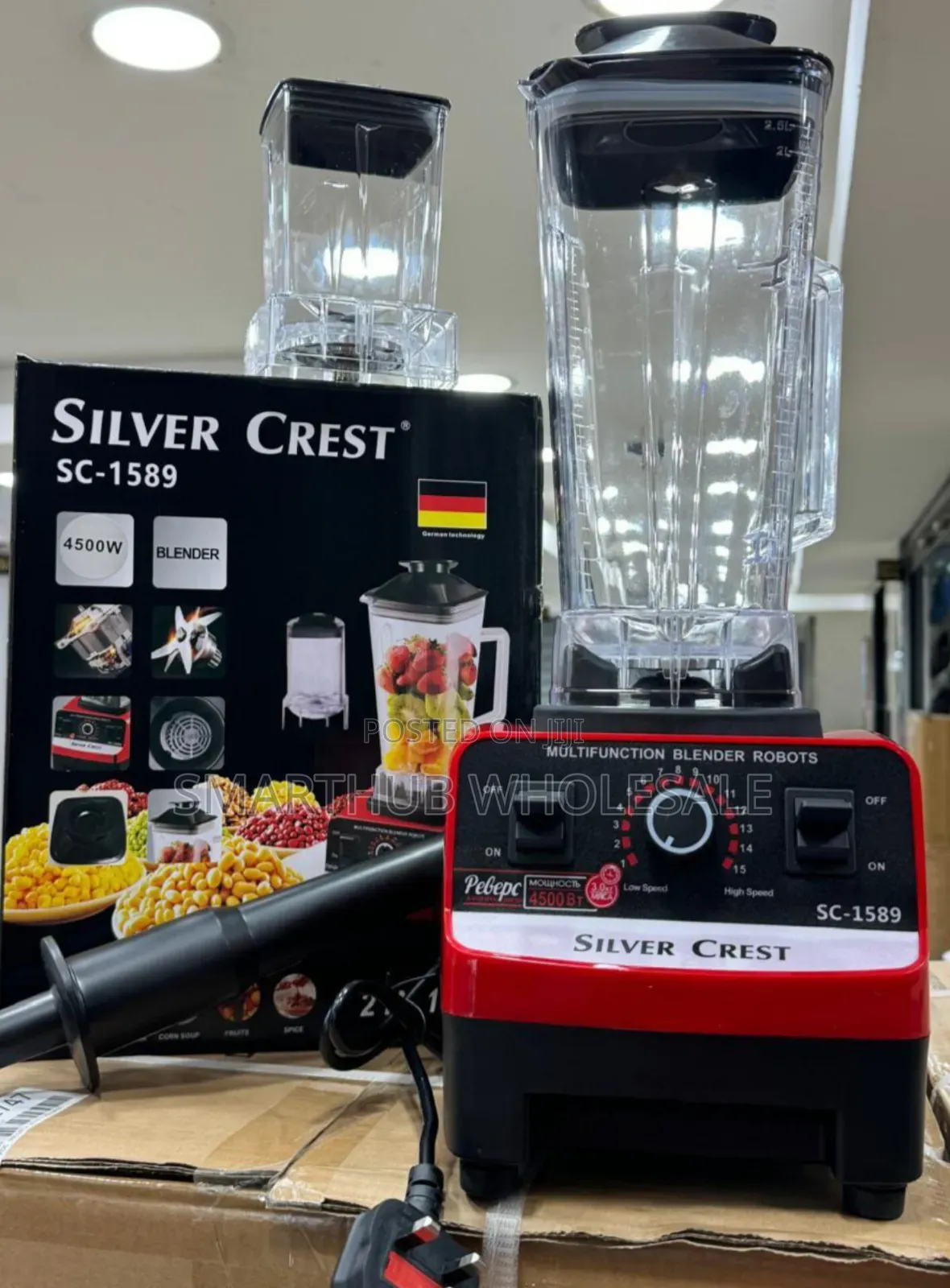 Silver Crest Commercial 2 in 1 Blenders