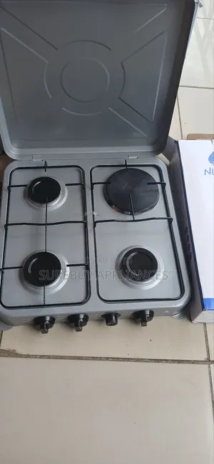 Nunix 3 Gas + 1 Electric Table Top Cooker With Auto Ignition