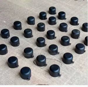 Heavy-Duty Black Powder Coated End Caps