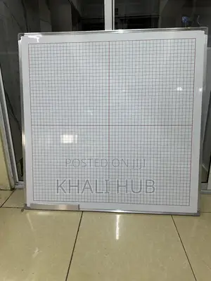 4x4ft Graph Board Grid Whiteboard - Classroom Use Nairobi