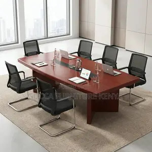 Mahogany 2.4 Meters Office Meeting Board Table