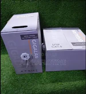 Lan Cable 305m Utp Cat.6 That Support Gigabits Ethernet (1000base) STD