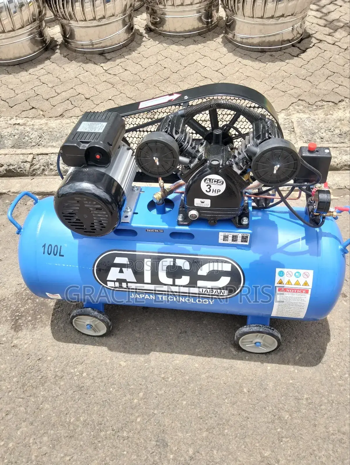 Belt Driven Air Compressor 100 Litres