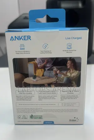 Anker 140w Laptop Charger 4-Port With USB-C Cable