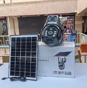Dual Lens Solar CCTV Camera 6mp Dual Screen Viewing Outdoor Smart CCTV