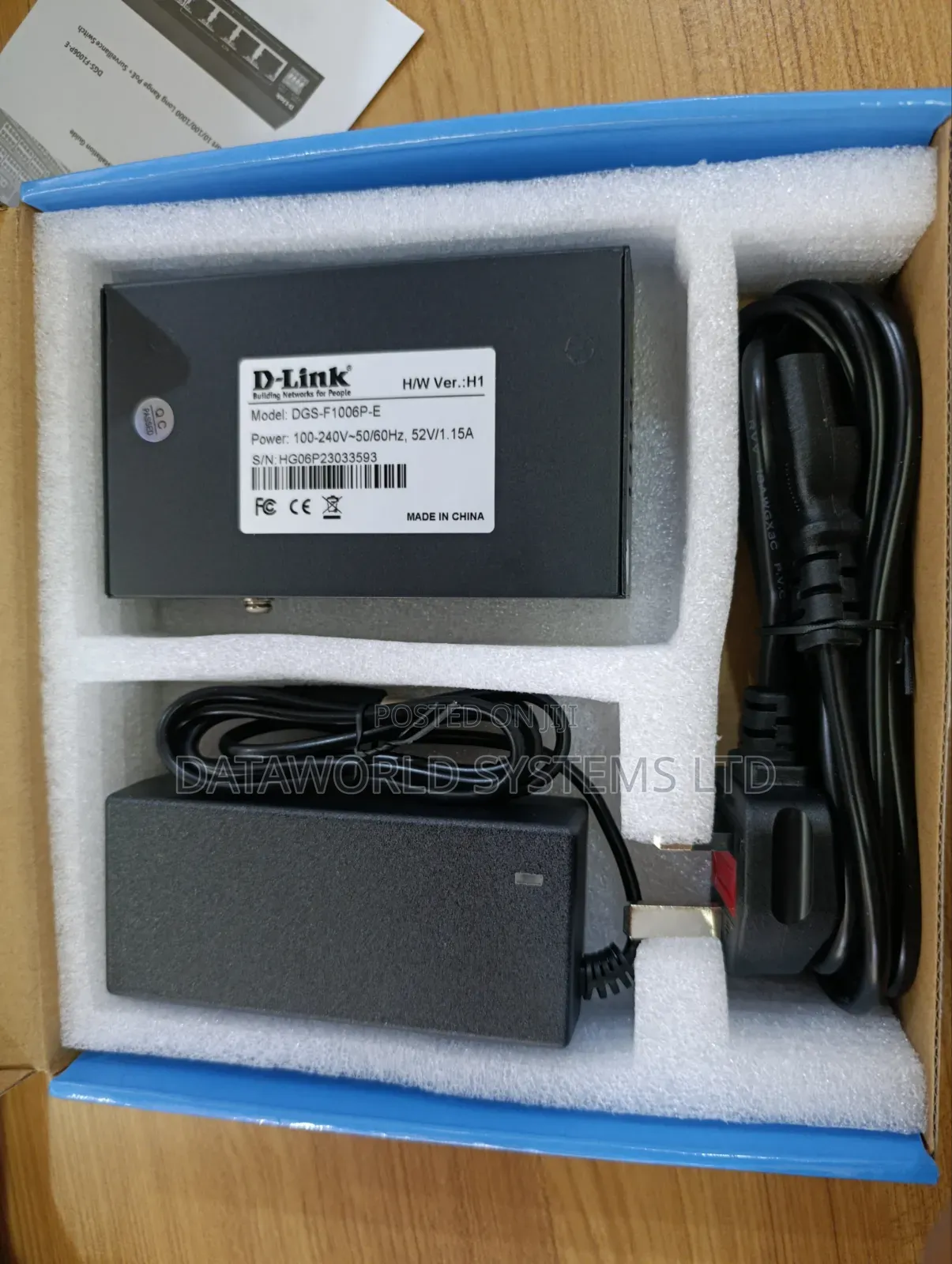 D-Link 6-Port Gigabit Long Range Poe+ Surveillance Switch