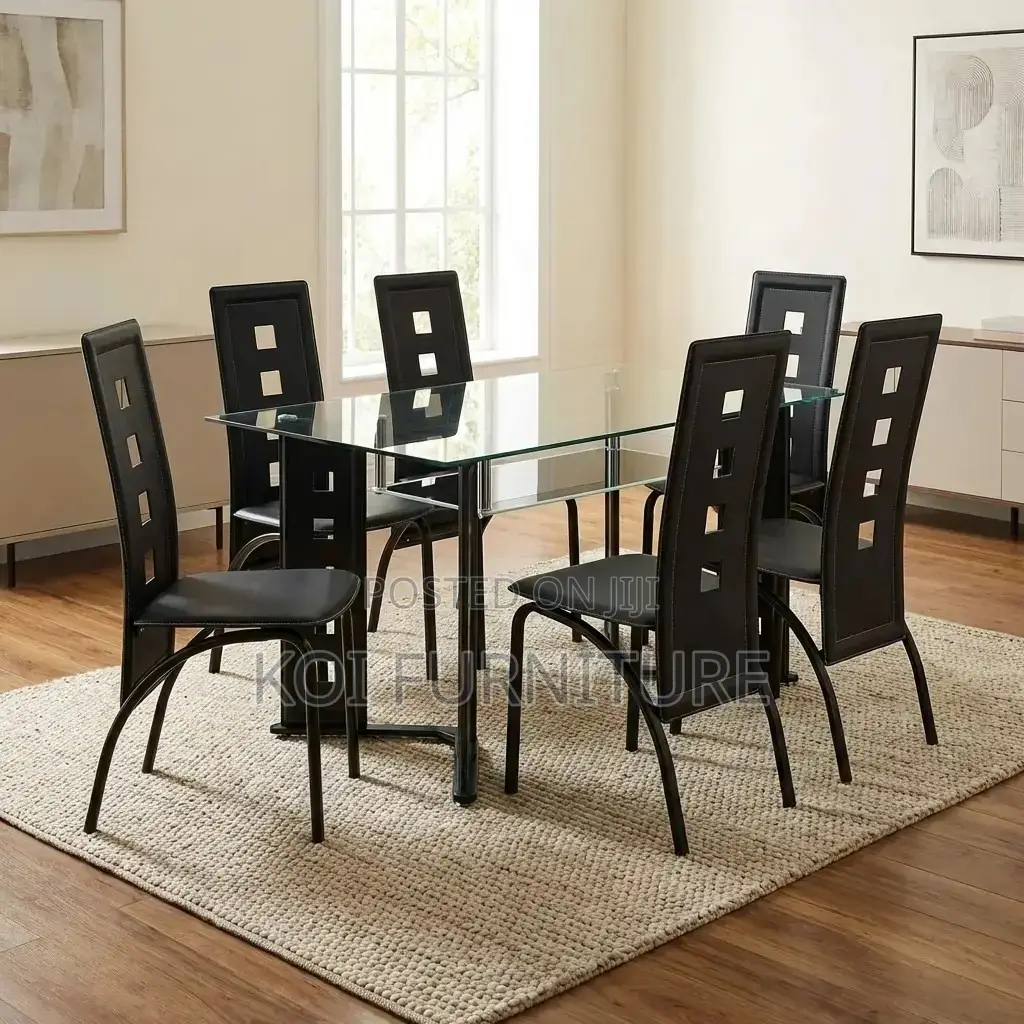Dining Set; Six Seaters Home Dining Set