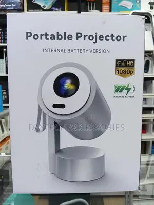 R3p 1080p Hd Projector Built-in Rechagable 5000mah Battery.
