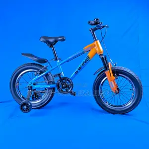 Swing Size 16 Kids Fat Bike With Training Wheels