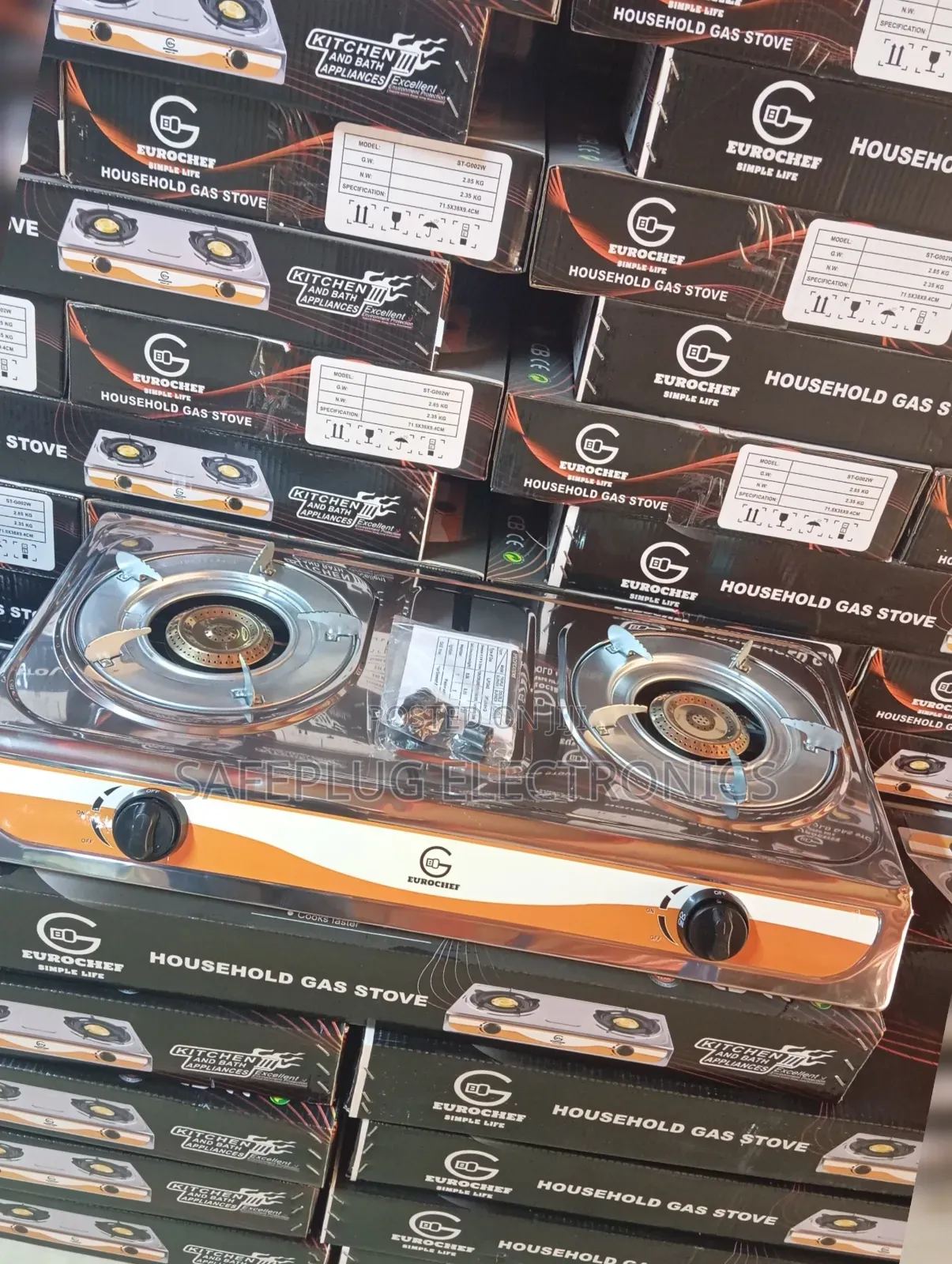 Eurochef 2 Gas Burner Cooker – Affordable Space Saving