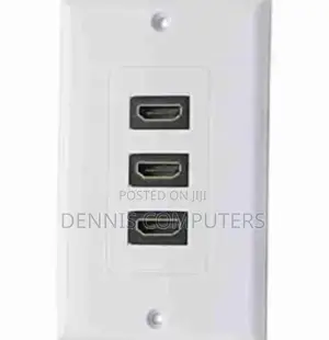 3 Port Multi-function Faceplate Only