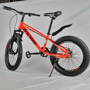 20-Inch Red Fat Tire Swing Bicycle