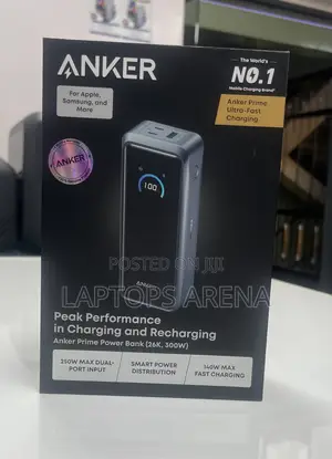 Anker 3-Port 250w Power Bank With LCD Screen 27,650mah