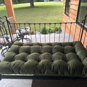 Velvet Fabric Tufted Big Cushions