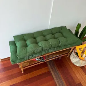 Velvet Fabric Tufted Big Cushions