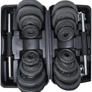 30kg Adjustable Dumbell Barbell Weight Set