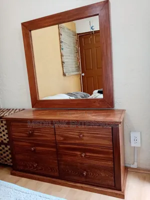 Light Walnut Dressing Mirror Light Walnut