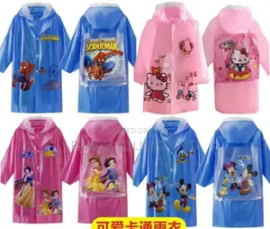 Kids Disney Cartoon Themed Raincoats