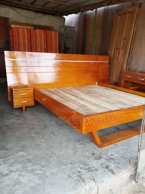 6*6 King Size Boxbed Mahogany Vanish