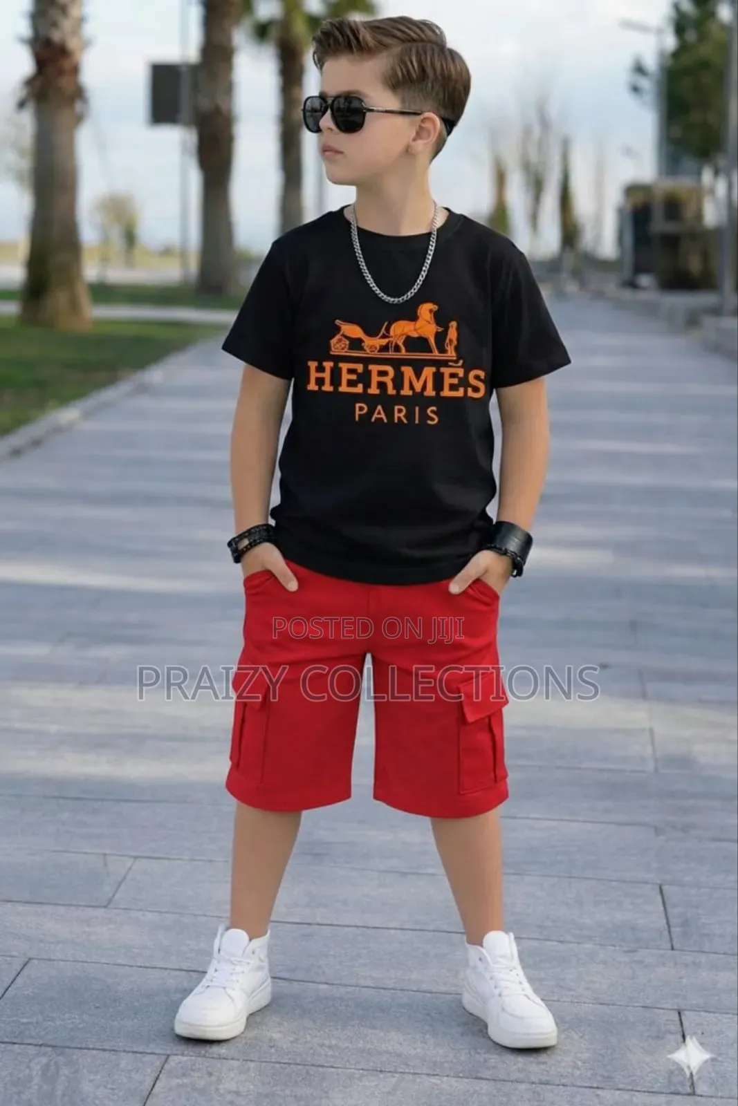 Hermes 2 Piece Short Set