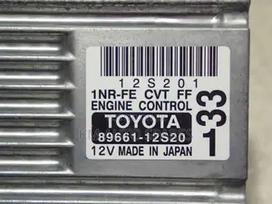 Toyota 1nr Ecu for Vitz, Passo, Probox, Ractis, Axio, Auris.