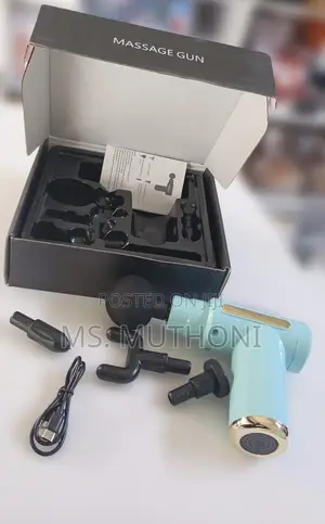 Portable Mini Massage Gun for Deep Tissue Massage (5 in 1)