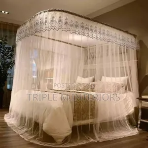 Perfect 2 Stand Rail Mosquito Net for Family Beds
