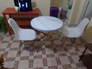 2seater House Dining Table Set With White  Chairs