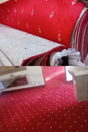 Red With Designs, Presidential 12mm Wall to Wall Carpets