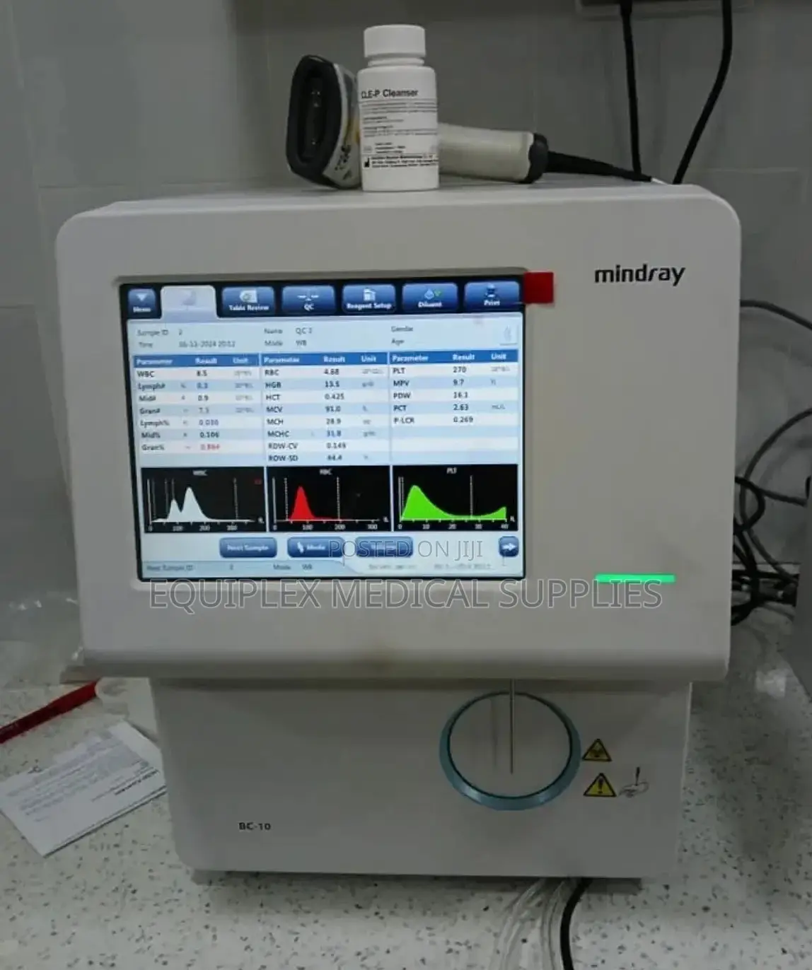 Quality Mindray Bc 10 Hematology Analyzer (Accurate and Compact)