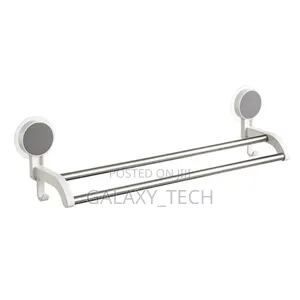 Double Self-Adhesive Towel Rack