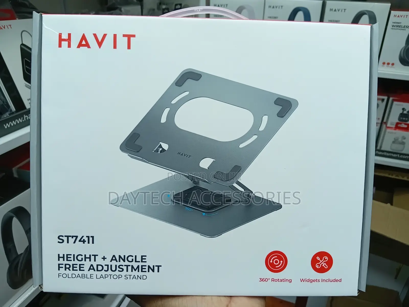 Havit Laptop Stand St7411 Rotating 360° Adjustable