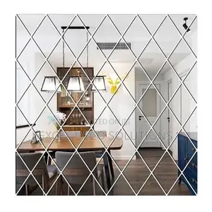 Acrylic Diamond Mirrors for Home, Salon and Office Wall Decor