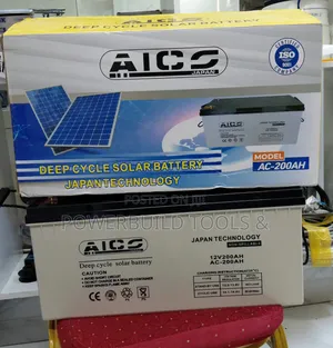 Ac 200ah 12v Aico Japan Deep Cycle Battery