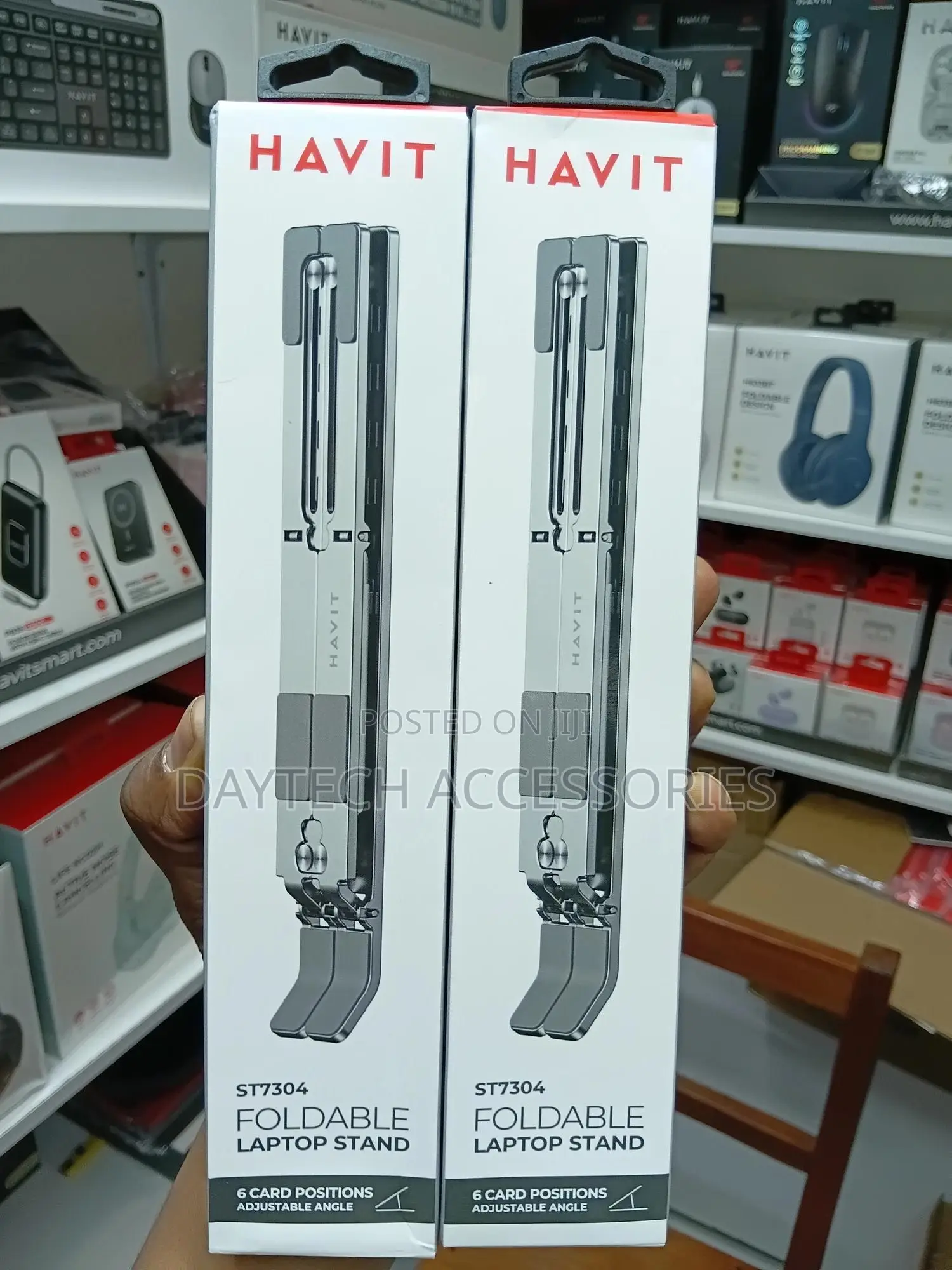 Havit Foldable Laptop Stand - Silver