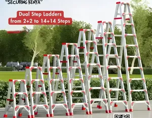 Aluminium Double Sided a Type Ladders