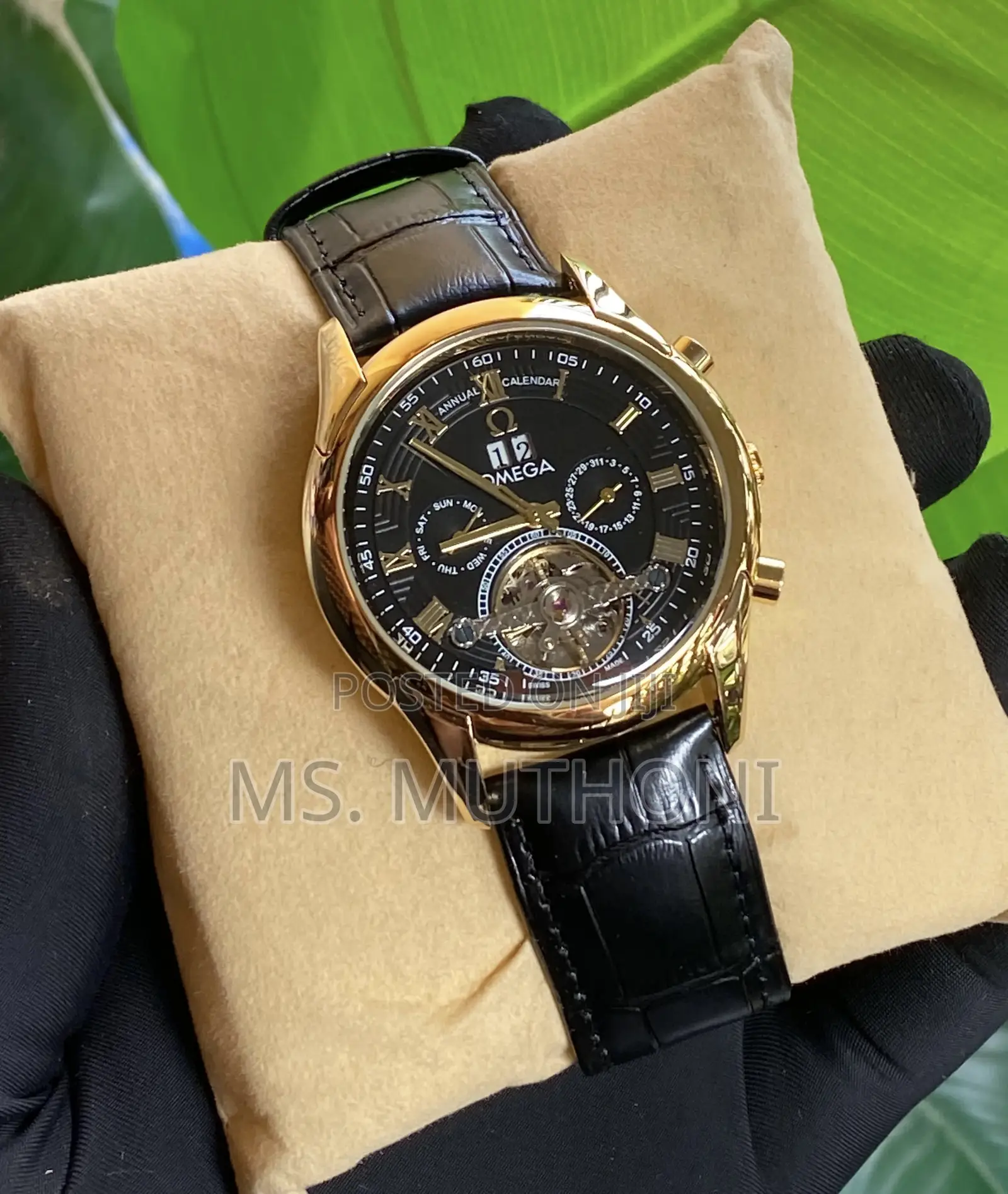 Luxury Tourbillon Automatic Chronograph Watch