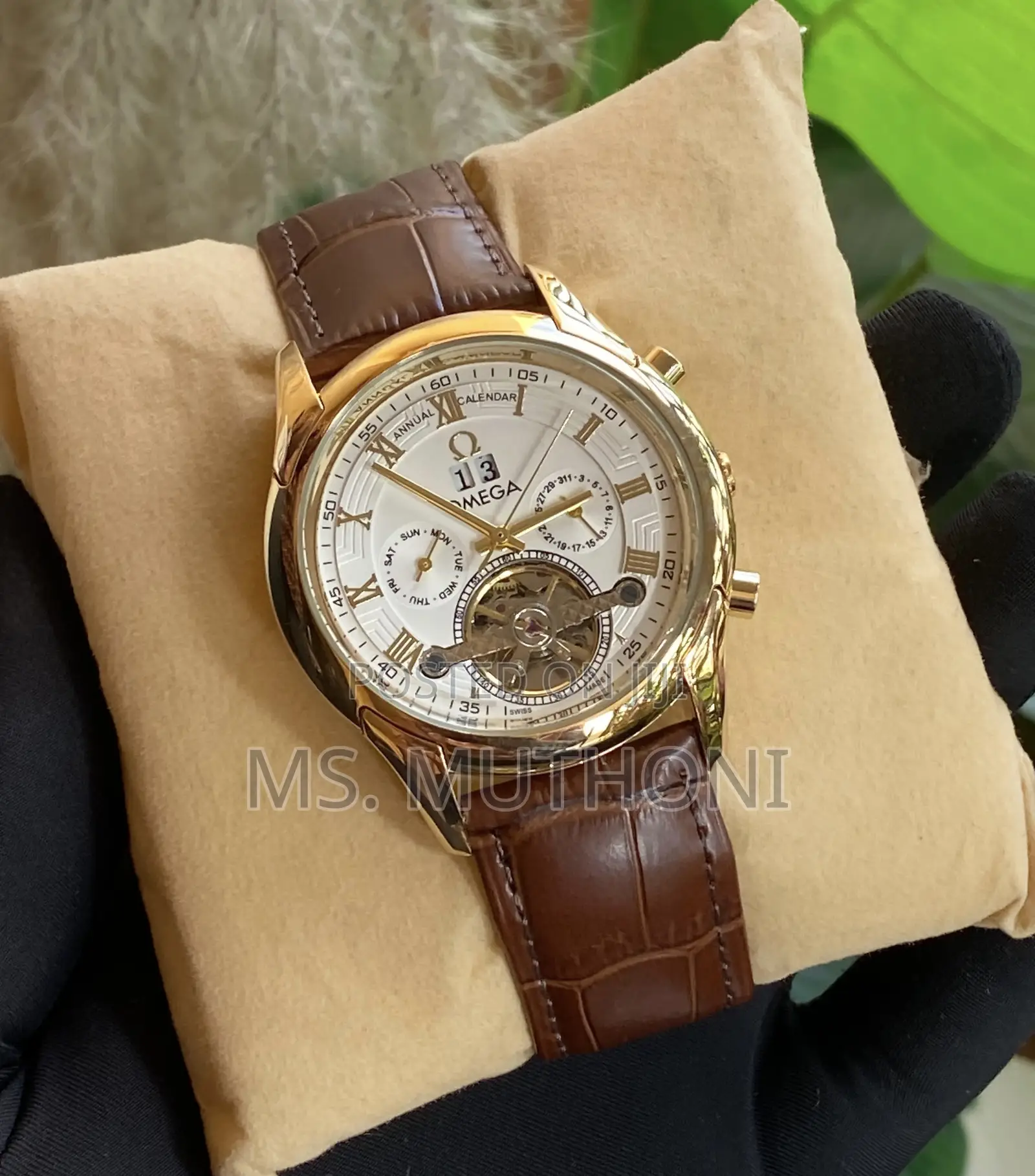 Luxury Tourbillon Automatic Chronograph Watch