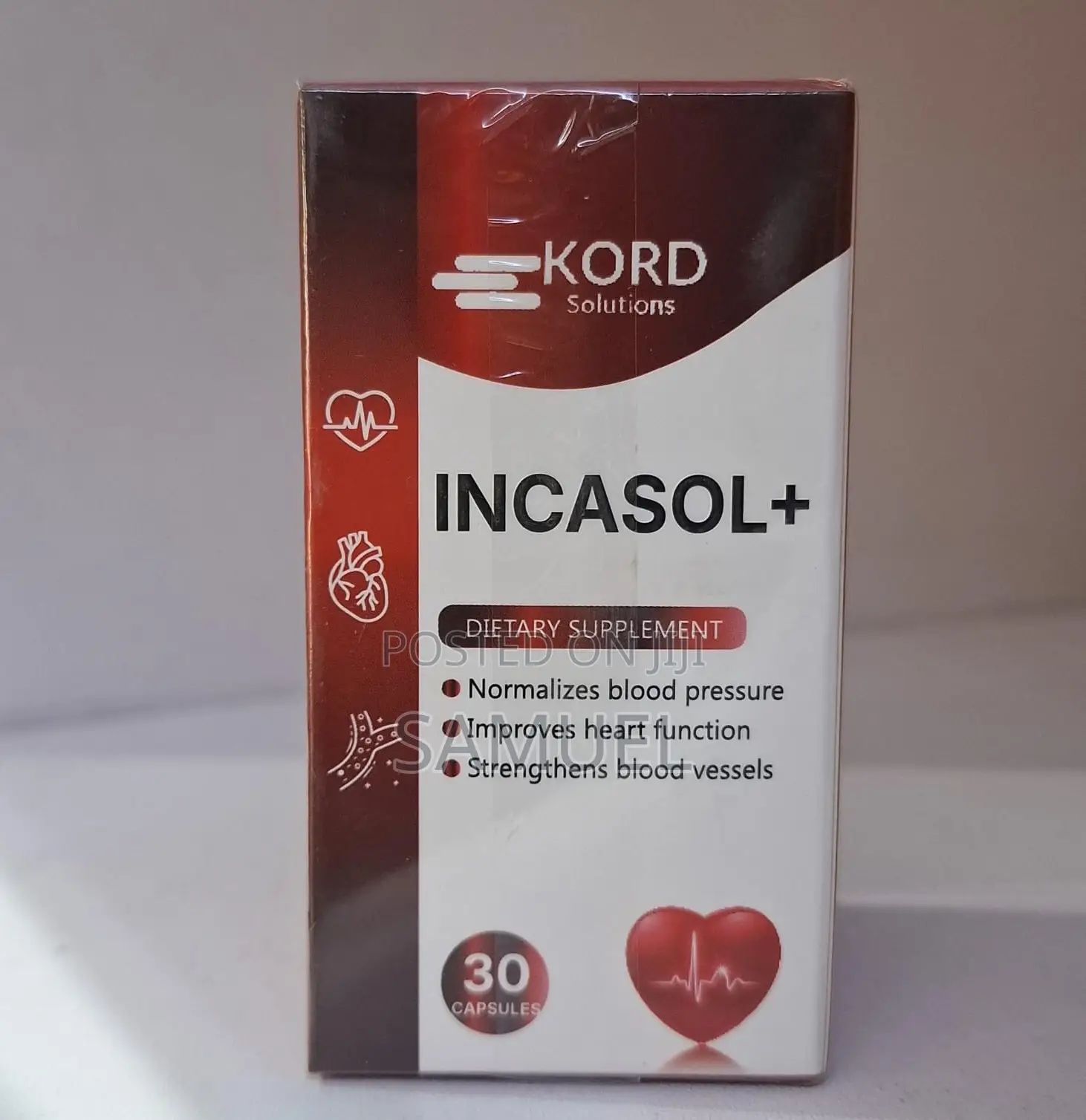 Incasol Plus Dietary Supplement for Blood Pressure and Strong Heart
