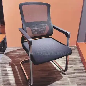 Office Chair; Visitor Chair With Chrome Legs