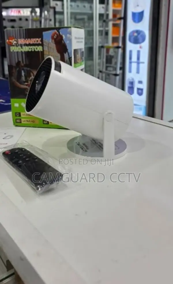 Hy300 Pro Portable Projector With Wifi Mini Projector With Android Tv