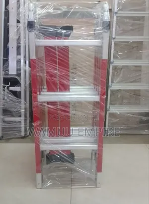4x3/12ft/43.7m Aluminum Multipurpose Folding Ladder,