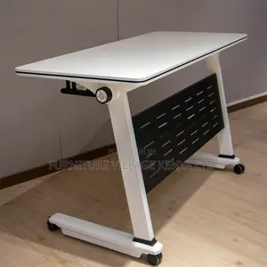 Office Table; Foldable Office Desk Table White