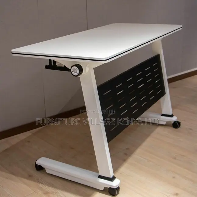 Office Table; Foldable Office Desk Table White